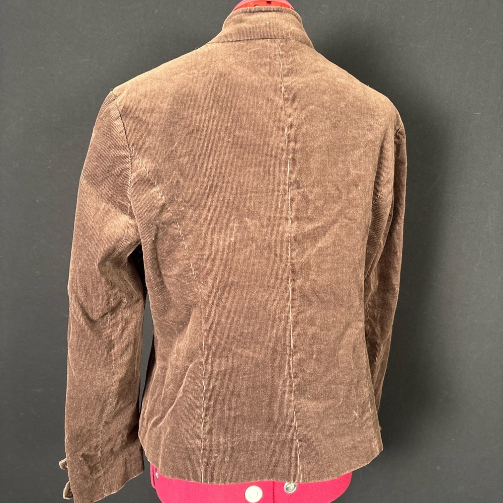 Brown Corduroy Women's Jacket - Picture 3 of 4